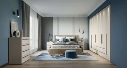 OTTO home Bettgestell »Opera, 160 oder 180 x 200 cm Liegefläche« mit Lattenrost, Bettkasten, Gasdruckfeder, gepolstertes Kopfteil