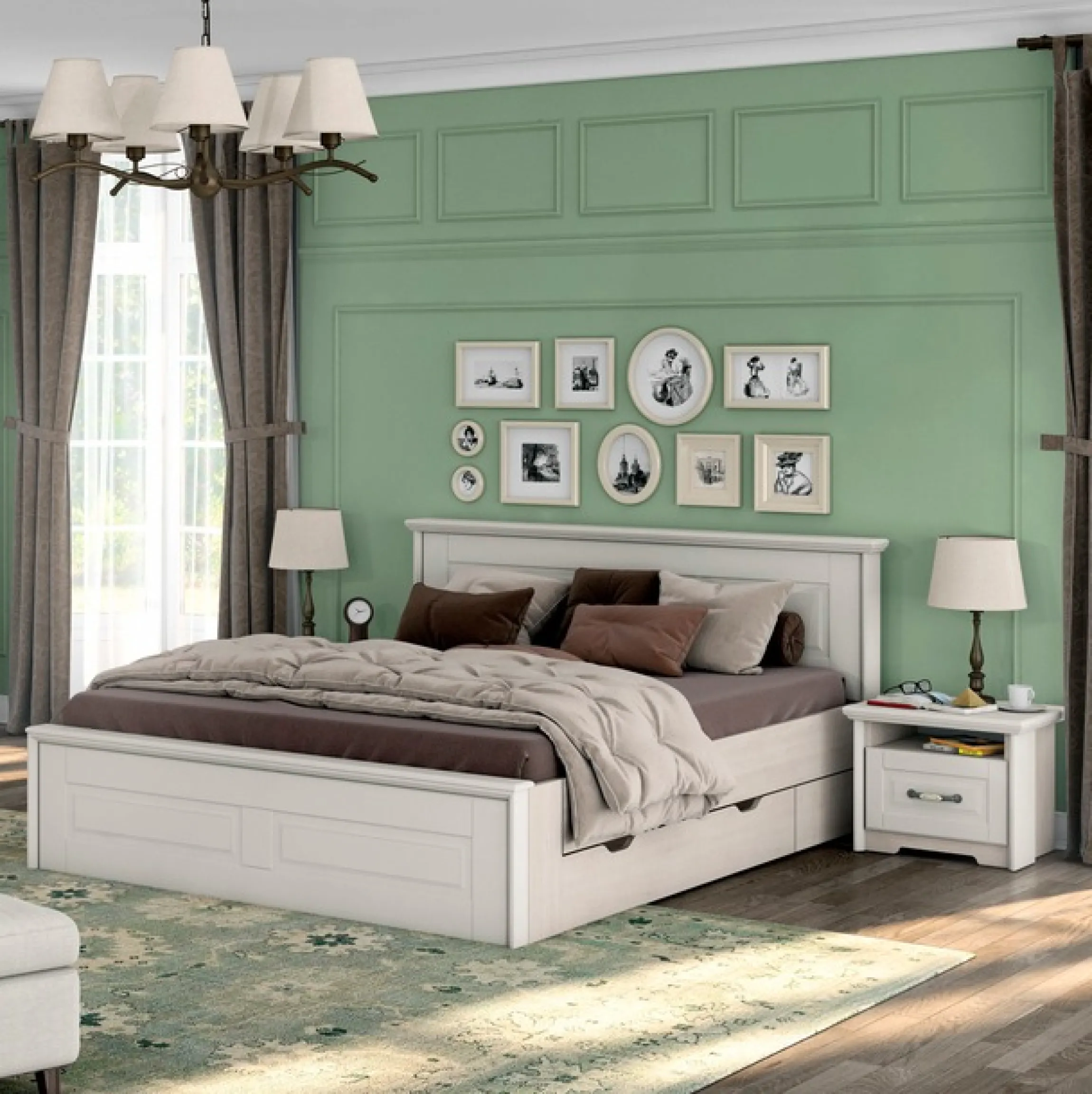 OTTO home Bettschubkasten »Evergreen,Schublade auf Rollen für ausreichend Stauraum unter dem Bett« Ergänzung für das Bett Evergreen