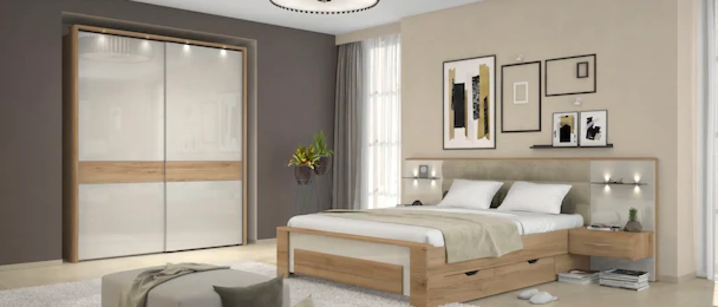 OTTO home Bettschubkasten »Gala, Schublade auf Rollen für ausreichend Stauraum unter dem Bett« Ergänzung für die Betten Gala, passend für beide Liegeflächen