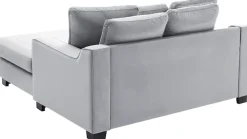 OTTO home Big-Sofa »Nobel« Megasessel, Loveseat, inkl. 5 Rückenkissen, frei im Raum stellbar