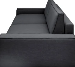 OTTO home Big-Sofa »SHERWOOD XXL Leinenoptik, Big-Sofa (316cm), extra tief (95 cm)« bequemer Sitzkomfort, Cord u. Leinenoptik, Kedernaht