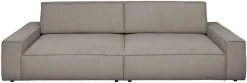 OTTO home Big-Sofa »SHERWOOD XXL Cord, Big-Sofa (316cm), extra tiefe Sitzfläche 95 cm« bequemer Sitzkomfort, Cord u. Leinenoptik, Kedernaht