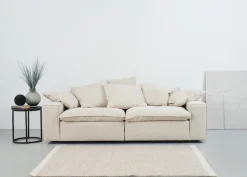 OTTO home Big-Sofa »Venslev« Lounge-Sofa, mit extra tiefer Sitzfläche und losen Kissen