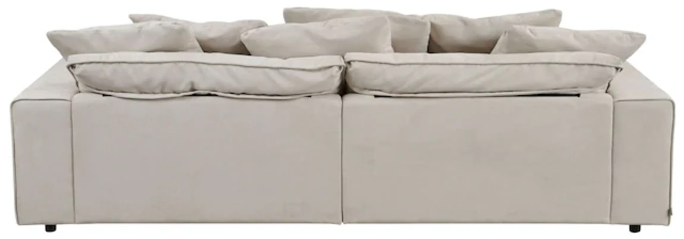 OTTO home Big-Sofa »Venslev« Lounge-Sofa, mit extra tiefer Sitzfläche und losen Kissen