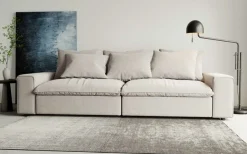 OTTO home Big-Sofa »Venslev« Lounge-Sofa, mit extra tiefer Sitzfläche und losen Kissen