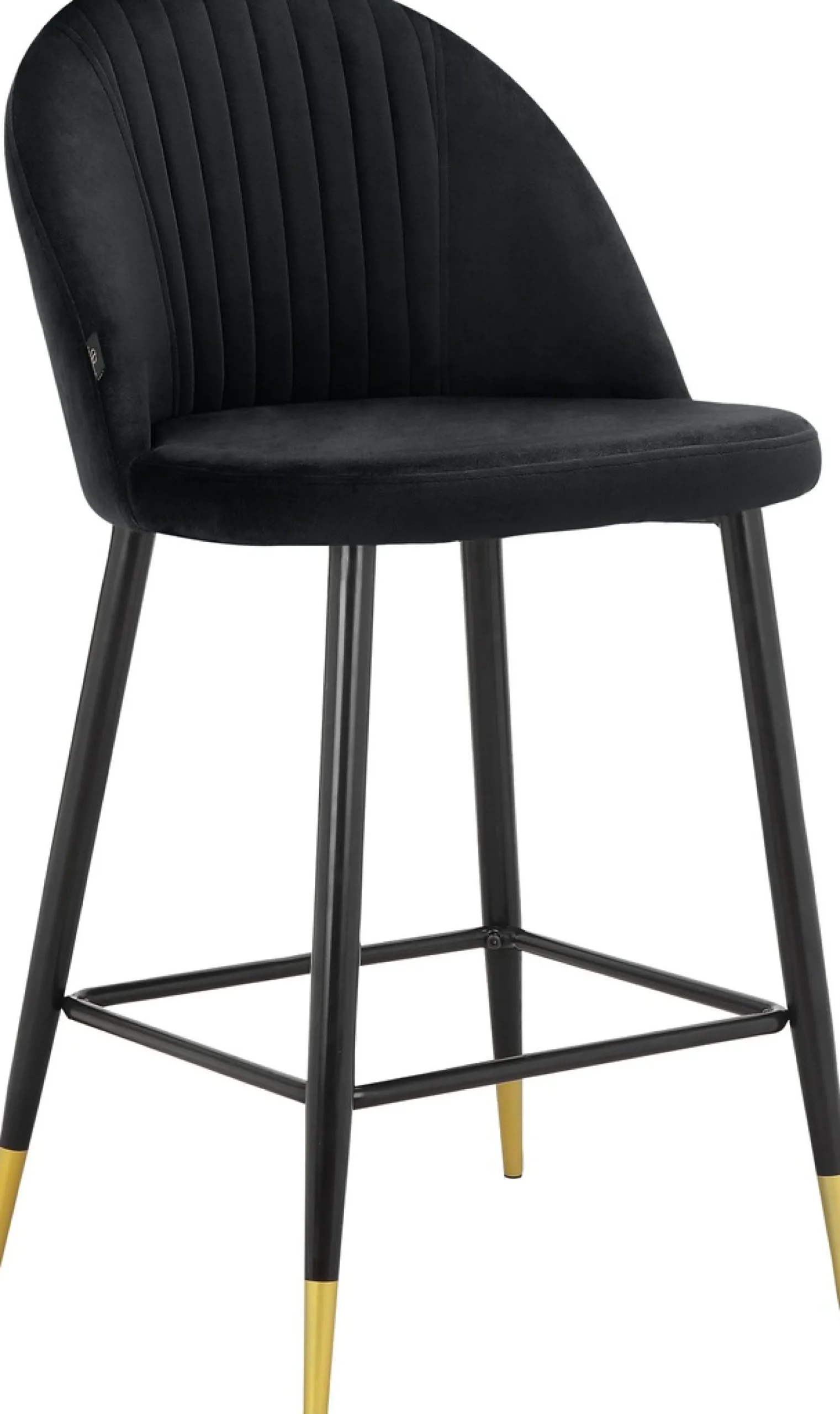 OTTO home Bistrostuhl »Embrosse« () 2 Stk.mit Sitz und Rücken gepolstert, in schönem Velourstoff, Sitzhöhe 65 cm
