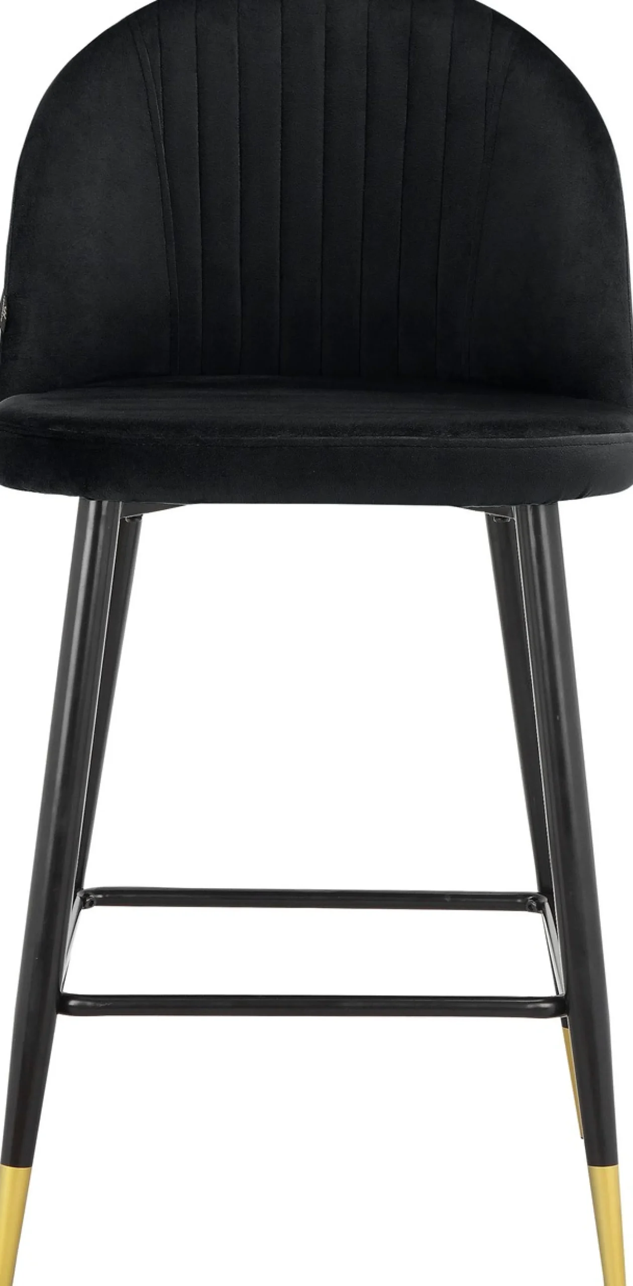 OTTO home Bistrostuhl »Embrosse« () 2 Stk.mit Sitz und Rücken gepolstert, in schönem Velourstoff, Sitzhöhe 65 cm
