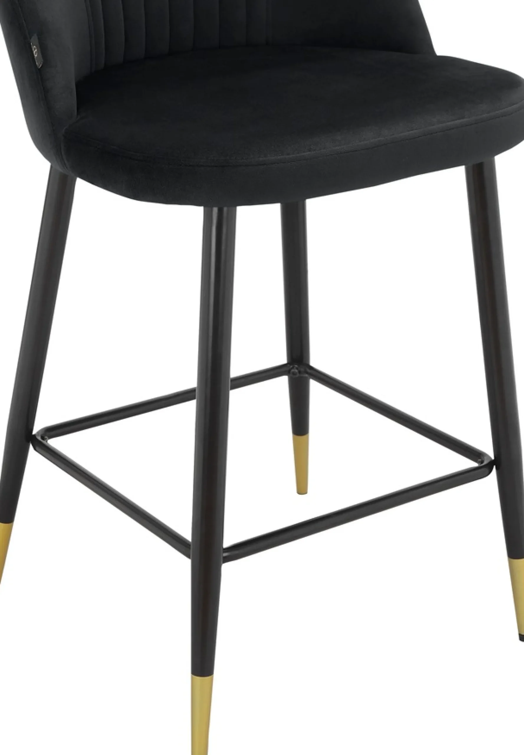OTTO home Bistrostuhl »Embrosse« () 2 Stk.mit Sitz und Rücken gepolstert, in schönem Velourstoff, Sitzhöhe 65 cm