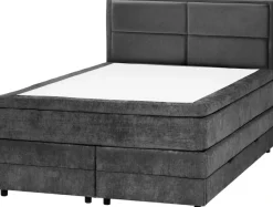 OTTO home Boxspringbett »FYNNA Polsterbett mit Bettkasten & 7-Zonen-Taschenfederkernmatratze H3« mit 7 cm Komfortschaum-Topper, Chenille-Bezug, Liegefläche 140x200 cm