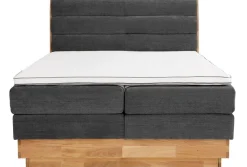 OTTO home Boxspringbett »Jenna« ohne LED-Beleuchtung, mit zertifizierten, recycelten Bezugsstoffen