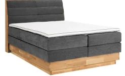OTTO home Boxspringbett »Jenna« ohne LED-Beleuchtung, mit zertifizierten, recycelten Bezugsstoffen