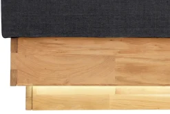OTTO home Boxspringbett »JENNA in verschiedenen Farben und Breiten erhältlich« LED-Beleuchtung, mit zertifizierten, recycelten Bezugsstoffen