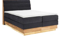OTTO home Boxspringbett »JENNA in verschiedenen Farben und Breiten erhältlich« LED-Beleuchtung, mit zertifizierten, recycelten Bezugsstoffen