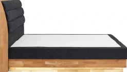 OTTO home Boxspringbett »JENNA in verschiedenen Farben und Breiten erhältlich« LED-Beleuchtung, mit zertifizierten, recycelten Bezugsstoffen