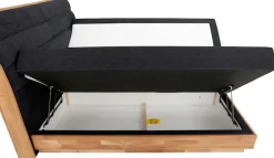 OTTO home Boxspringbett »JENNA in verschiedenen Farben und Breiten erhältlich« LED-Beleuchtung, mit zertifizierten, recycelten Bezugsstoffen