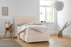 OTTO home Boxspringbett »Jenson« in 4 Farben, 4 Breiten, 3 Matratzenarten in 2 Härtegraden, Topper