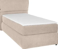 OTTO home Boxspringbett »Jenson« in 4 Farben, 4 Breiten, 3 Matratzenarten in 2 Härtegraden, Topper