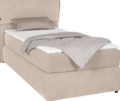 OTTO home Boxspringbett »Jenson« in 4 Farben, 4 Breiten, 3 Matratzenarten in 2 Härtegraden, Topper