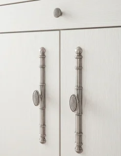 OTTO home Büromöbel-Set »Westminster, wohnliches Home-Office, Büro in zwei Farben verfügbar« Set, 2 tlg. enthält Sekretär und Sideboard im Landhausstil, mit Kabelkanal
