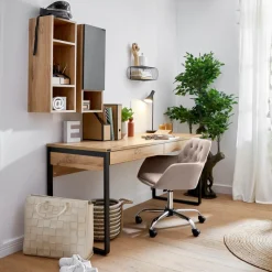 OTTO home Bürostuhl »Perry1« () eleganter Samtstuhl, gepolstert