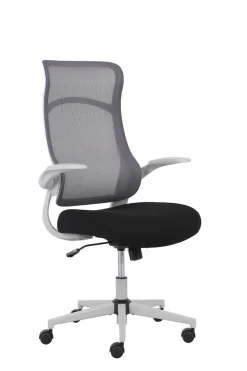 OTTO home Bürostuhl »Toico, Design-Schreibtischstuhl,« () ergonomische Rückenlehne, Lendenwirbelstütze & klappbaren Armlehnen