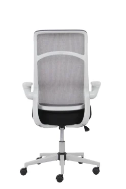 OTTO home Bürostuhl »Toico, Design-Schreibtischstuhl,« () ergonomische Rückenlehne, Lendenwirbelstütze & klappbaren Armlehnen