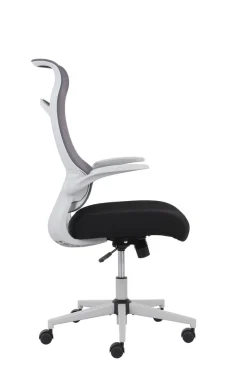OTTO home Bürostuhl »Toico, Design-Schreibtischstuhl,« () ergonomische Rückenlehne, Lendenwirbelstütze & klappbaren Armlehnen