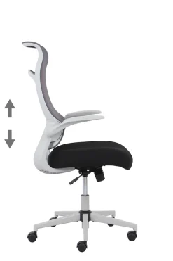 OTTO home Bürostuhl »Toico, Design-Schreibtischstuhl,« () ergonomische Rückenlehne, Lendenwirbelstütze & klappbaren Armlehnen