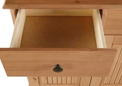 OTTO home Buffet »Liotta« mit 2 Schubkasten u. 6 verstellbare Einlegeböden, massives Kiefernholz