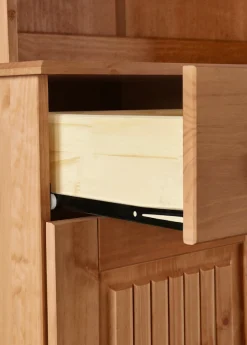 OTTO home Buffet »Liotta« mit 2 Schubkasten u. 6 verstellbare Einlegeböden, massives Kiefernholz