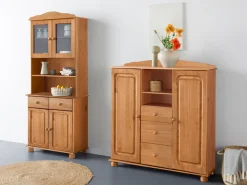 OTTO home Buffet »Mette« 2 Stk. tlg. Mit grosser Schublade und viel Stauraum hinter 4 Türen, Höhe 181cm