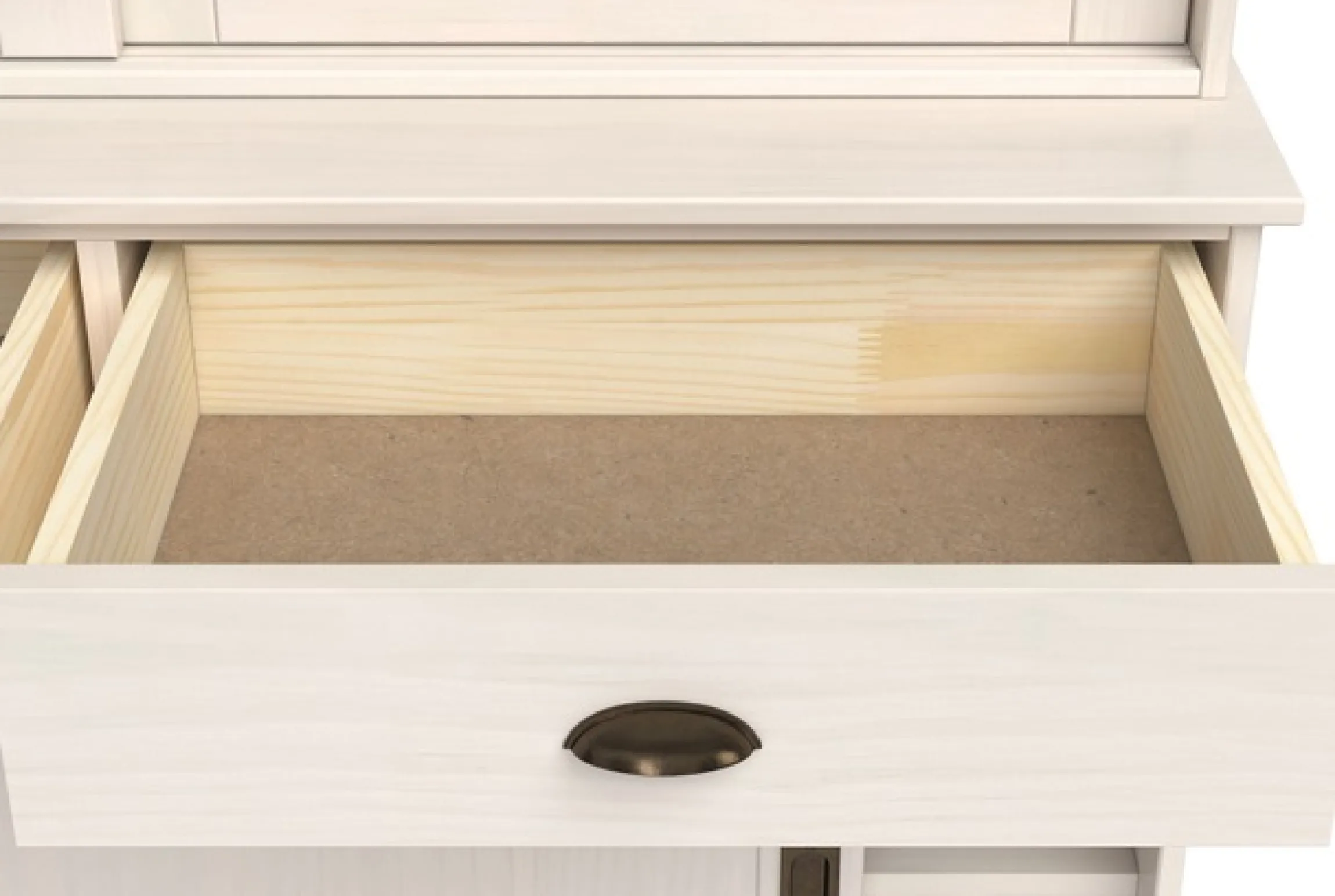 OTTO home Buffet »Schröder« mit 6 Schiebetüren, davon 3 mit Glaseinsatz,Br.170 cm, Kiefer massiv