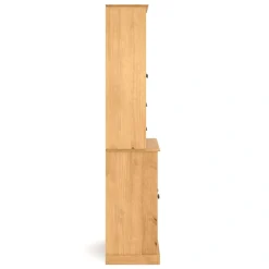 OTTO home Buffet »Turia« mit Glas- u. Lamellentüren, aus massivem Kiefernholz FSC®, Höhe 180 cm