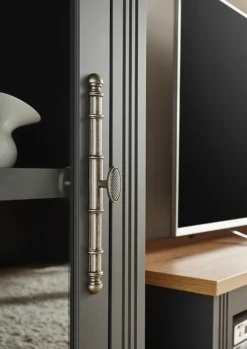 OTTO home Buffet »Westminster, Buffetschrank im Landhausstil, Schrank, Hochschrank« Metallgriffe, ausreichend Stauraum, in 2 Farben erhältlich