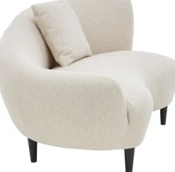 OTTO home Chaiselongue »Olivia« Nierenform-Sofa mit Zierkissen im Originalbezug