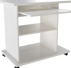OTTO home Computertisch »LOKVE, Laptoptisch, Schreibtisch,« rollbar, Tastaturauszug, Towerfach, Druckerfach, Höhe 75 cm