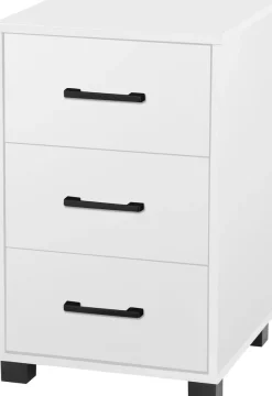 OTTO home Container »Moid, Bürocontainer, Schreibtischcontainer,« 3 Schubladen, Metallgriffe, 40x64 cm