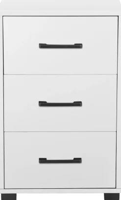 OTTO home Container »Moid, Bürocontainer, Schreibtischcontainer,« 3 Schubladen, Metallgriffe, 40x64 cm