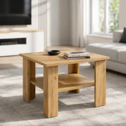 OTTO home Couchtisch »CT 2 Wohnzimmertisch, Sofatisch, Beistelltisch, Kaffeetisch« Mit Ablage, quadratisch/rechteckig, weiß Hochglanz oder Artisan-Dekor