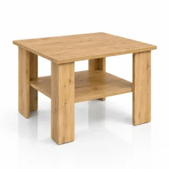 OTTO home Couchtisch »CT 2 Wohnzimmertisch, Sofatisch, Beistelltisch, Kaffeetisch« Mit Ablage, quadratisch/rechteckig, weiß Hochglanz oder Artisan-Dekor