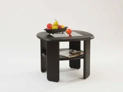 OTTO home Couchtisch »Jayden 2« massives Kiefernholz mit Glaseinsatz, Höhe 52 cm