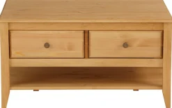 OTTO home Couchtisch »Leonis« Breite 89 cm, mit Schubladen und Ablageboden, massiver Kiefer,FSC®