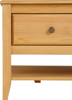 OTTO home Couchtisch »Leonis« Breite 89 cm, mit Schubladen und Ablageboden, massiver Kiefer,FSC®