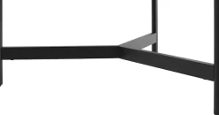 OTTO home Couchtisch »Sapphira« mit einer Keramiktischplatte, schwarzes Metallgestell, Breite 80 cm