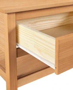 OTTO home Couchtisch »Schröder« mit 2 Schubladen und 1 Einlegeboden, aus massivem Kiefernholz