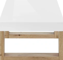 OTTO home Couchtisch »Solid« hochglanzfarbener weißer Tischplatte, in zwei unterschiedlichen Größen