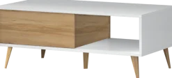 OTTO home Couchtisch »Vida« (H/B/T): 43/111/60cm,UV lackiert, kratzfest, hochglänzend, Soft-Close Funktion