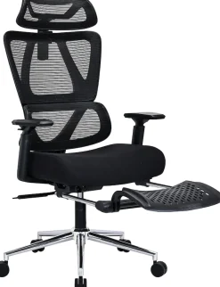 OTTO home Drehstuhl »Andora, moderner ergonomischer Schreibtischstuhl« () mit Fußstütze