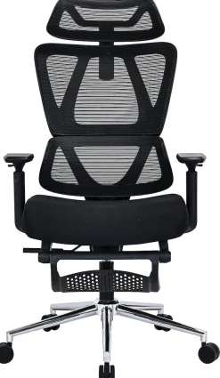 OTTO home Drehstuhl »Andora, moderner ergonomischer Schreibtischstuhl« () mit Fußstütze