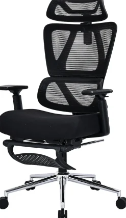 OTTO home Drehstuhl »Andora, moderner ergonomischer Schreibtischstuhl« () mit Fußstütze